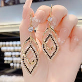 Unique Geometrical Rhombus Earrings